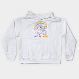 Love Is Magical Kids Hoodie